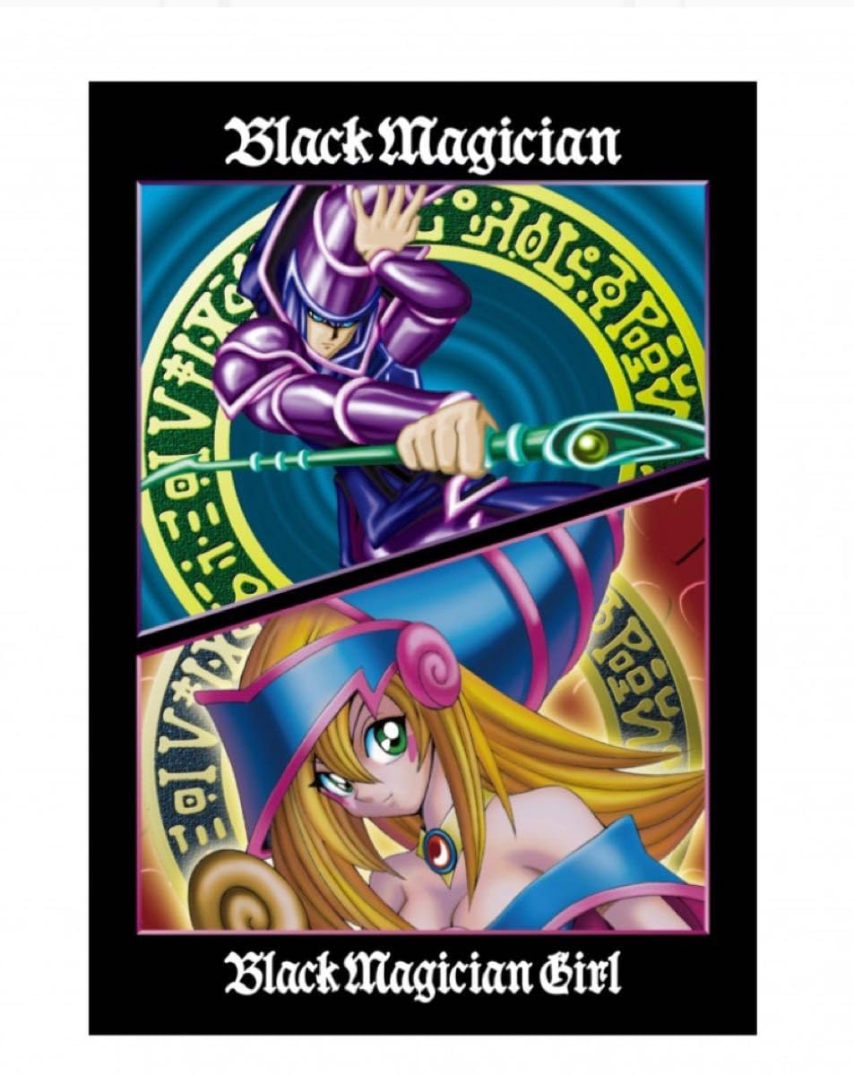 遊戯王 毛布 ブラックマジシャンガール & ブラックマジシャン Amazon.co.jp: 遊 戯 王 CARD ILLUSTRATION 毛布 ブラック マジシャン